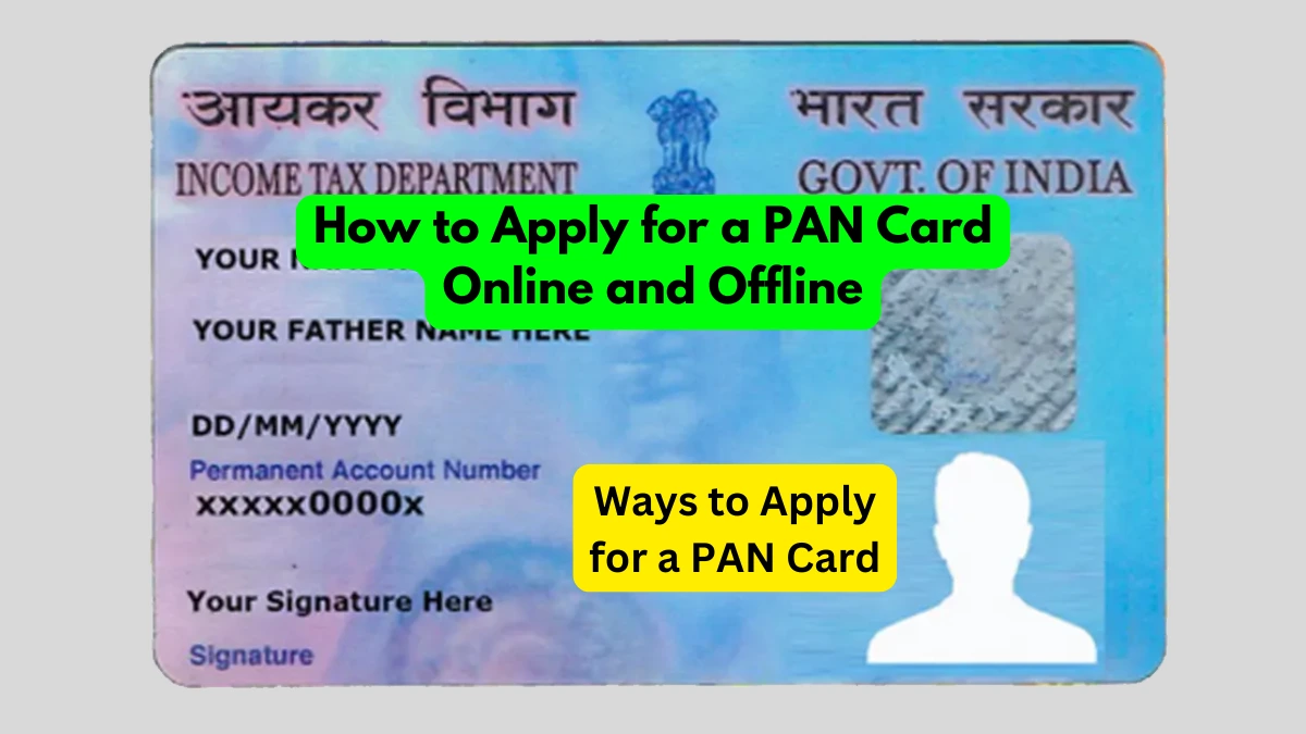 Steps to Apply for a PAN Card Online