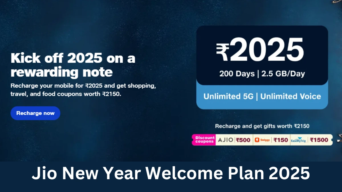 Reliance Jio New Year Welcome Plan 2025