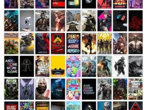 CodersParadise Gaming Aesthetic Wall Collage Kit Posters (Pack of 54)