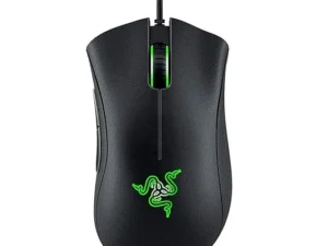 Razer Death Adder Essential Wired Gaming Mouse I Single-Color Green Lighting I 6400DPI Optical Sensor